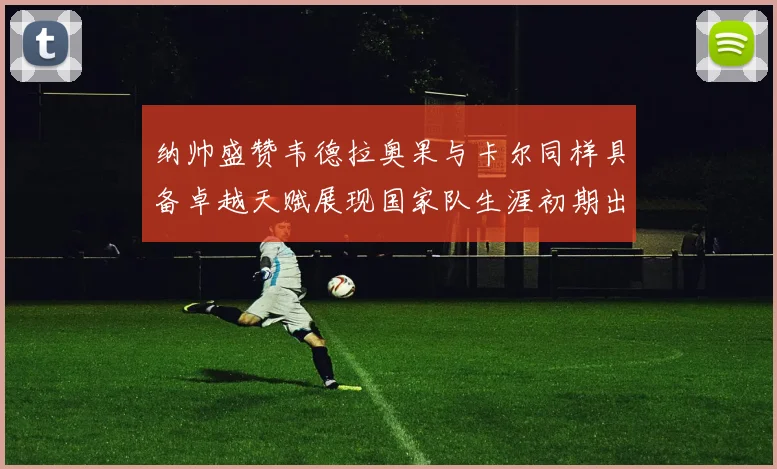 纳帅盛赞韦德拉奥果与卡尔同样具备卓越天赋展现国家队生涯初期出色表现